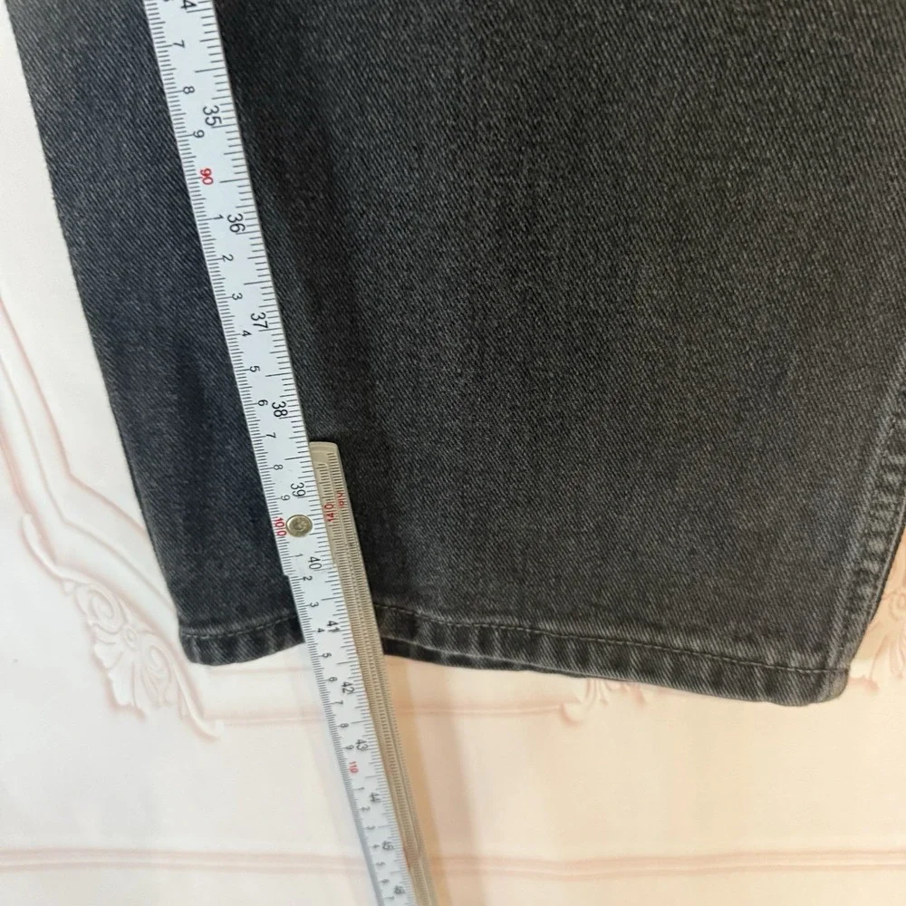 Levis 550 Relaxed Fit Faded Black Denim Jeans Mens Size 40x29